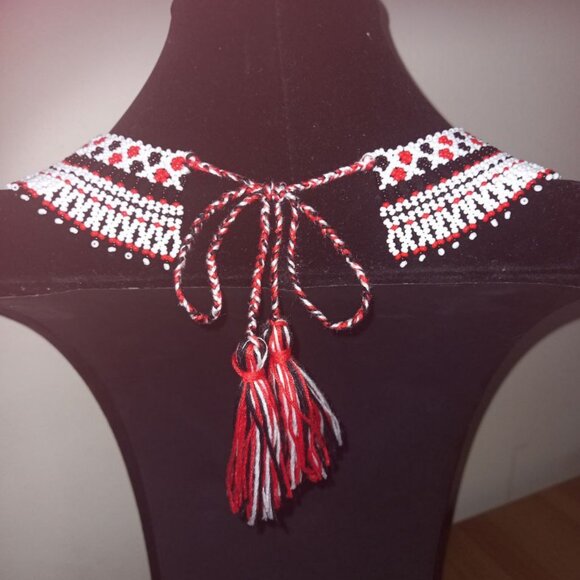 ✨ Handmade Sylianka Necklace – Ukrainian Embroidery Motif ✨ - Picture 4 of 4